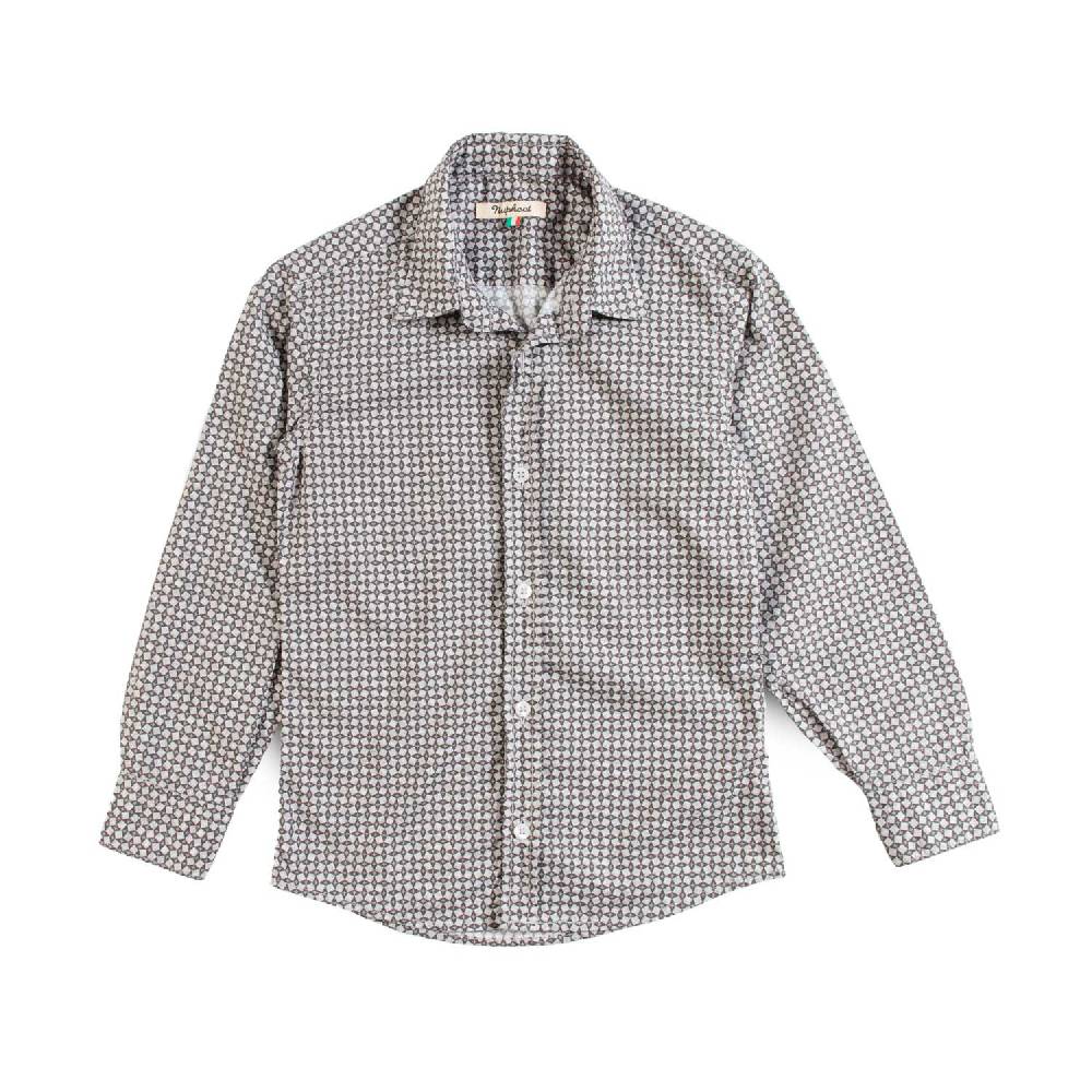 Nupkeet Camicia in Popeline Stampa Geometrica – Piave