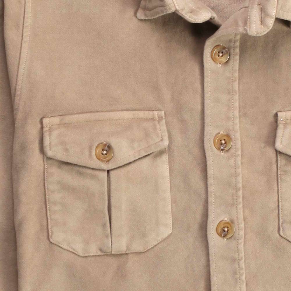 Nupkeet Canarino Gianduia – Giacca A Camicia In Fustagno