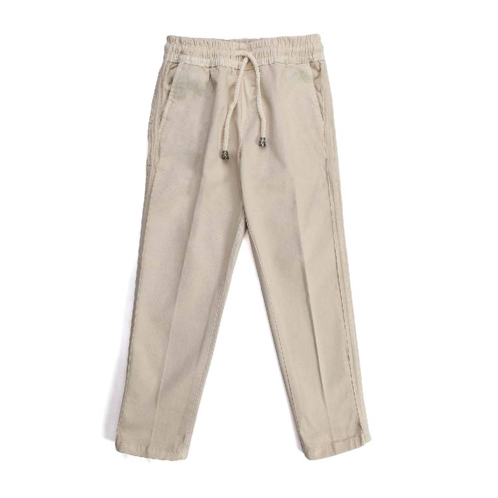 Nupkeet Cefalo panna – Pantalone in gabardine bambino e ragazzo