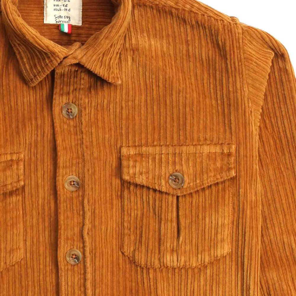 Nupkeet Coccodrillo Ocra – Giacca A Camicia In Velluto