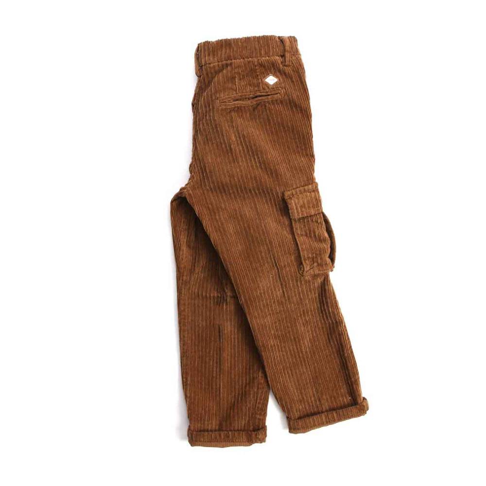 Nupkeet Coniglio Color Bruciato – Pantalone In Velluto Bambino E Ragazzo