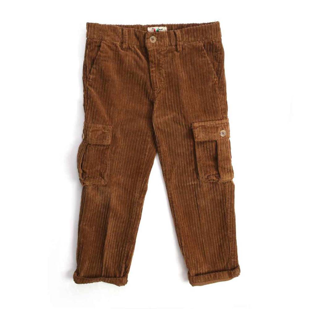 Nupkeet Coniglio color bruciato – Pantalone in velluto bambino e ragazzo