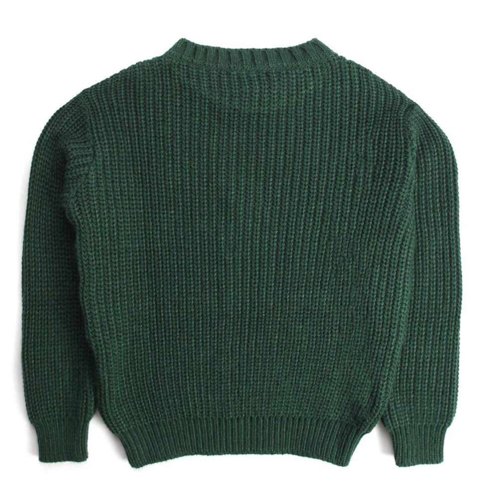 Nupkeet Cormorano Verdone – Pullover In Tricot A Coste