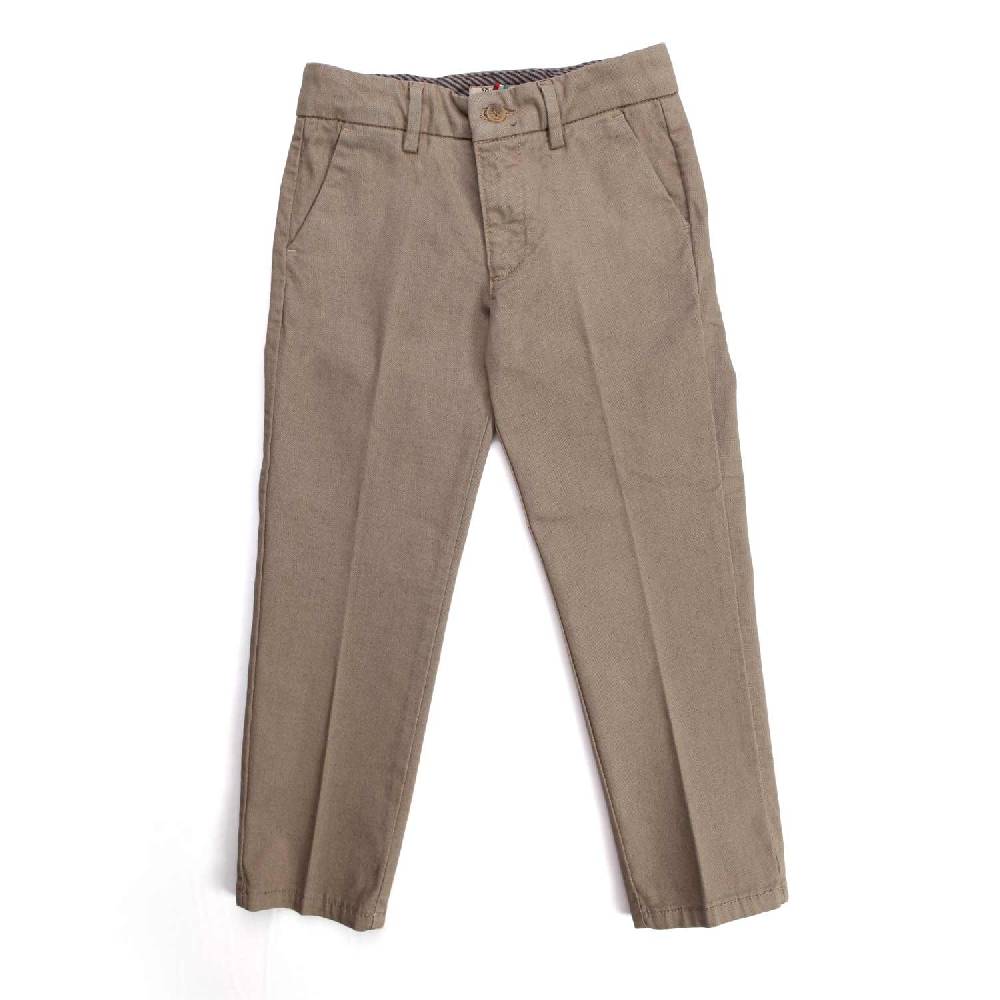 Nupkeet Fagiano gianduia – Pantalone chino in jaquard