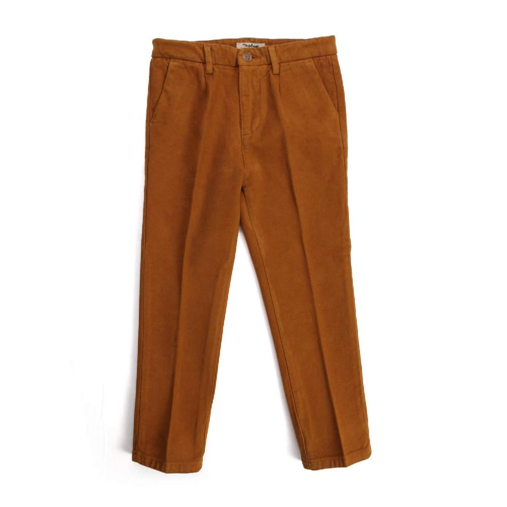 Nupkeet Gallo ocra – Pantalone fustagno bambino e teen