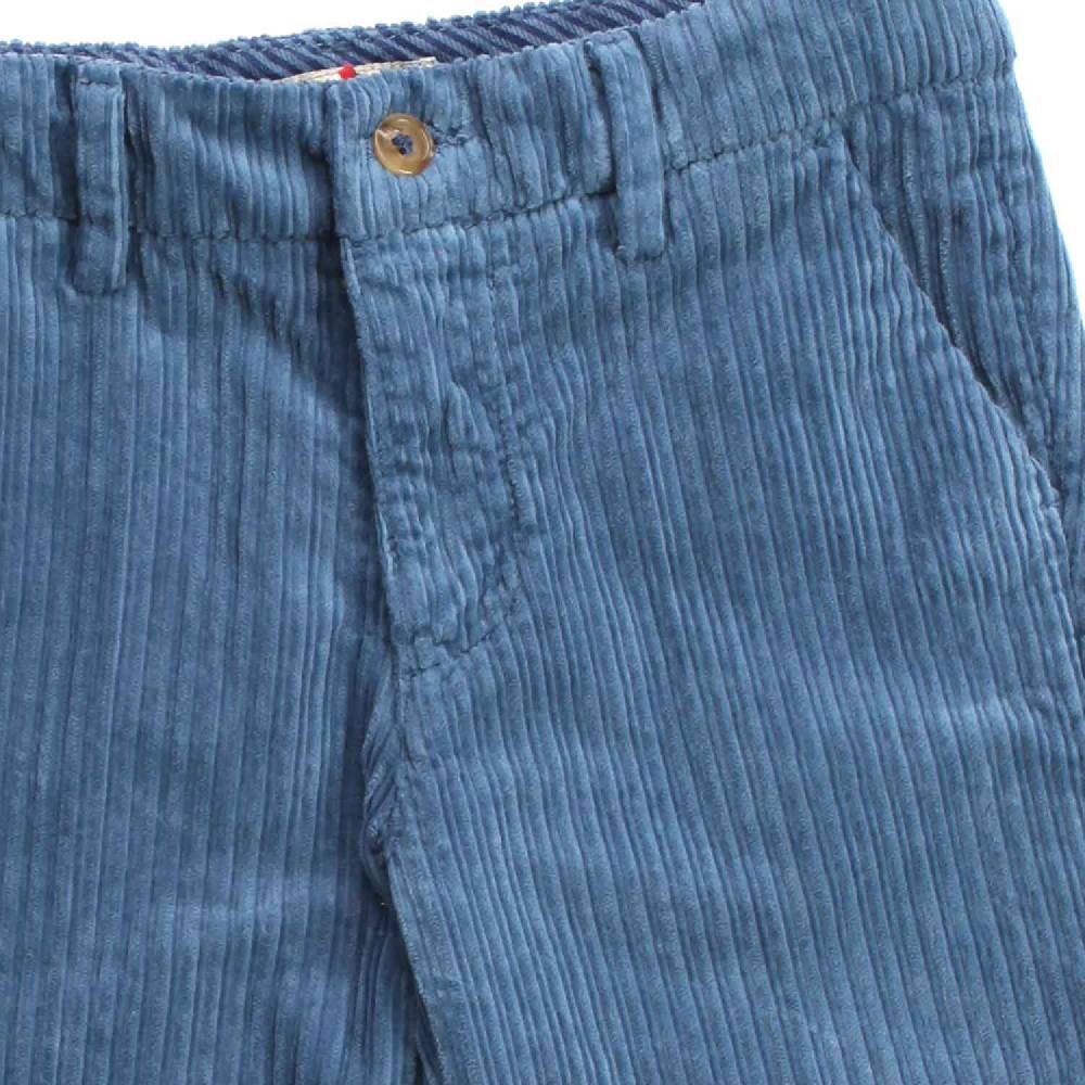 Nupkeet Gatto Blu Avio – Pantalone In Velluto Bambino E Ragazzo