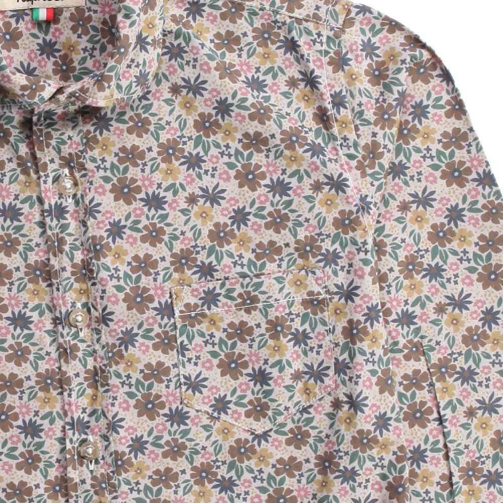 Nupkeet Geko A Fiori – Camicia In Popeline Multicolor