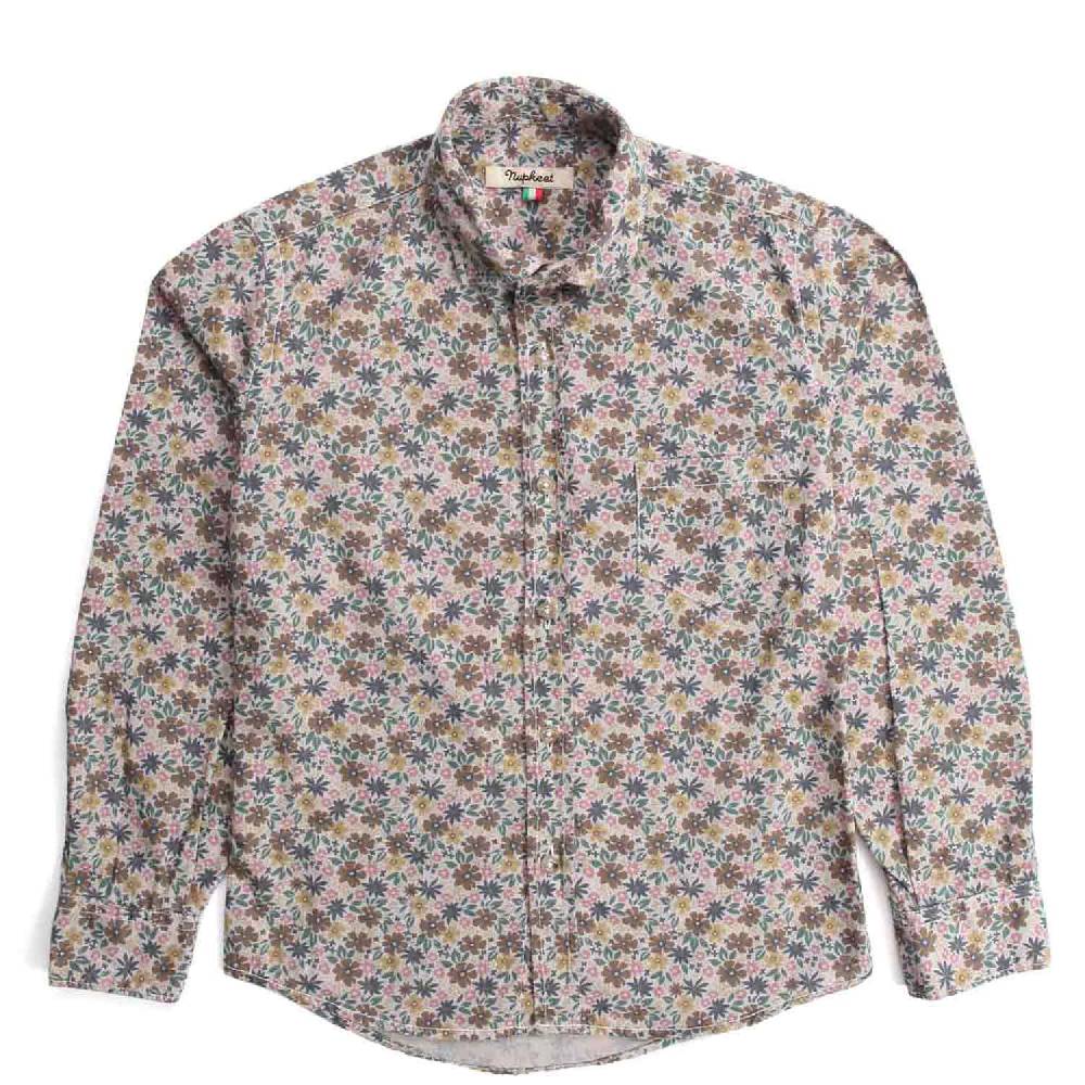 Nupkeet Geko a fiori – Camicia in popeline multicolor