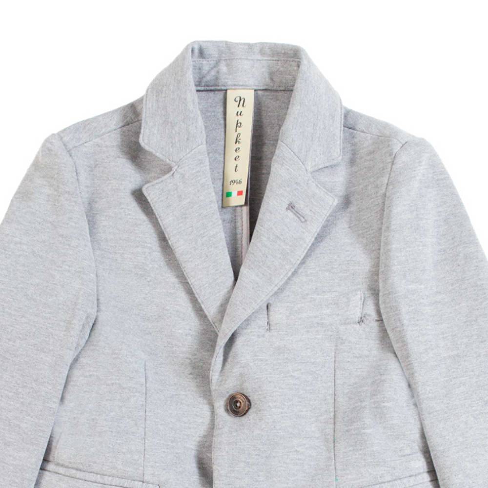 Nupkeet Giacca 2 Bottoni Con Toppa Punto Milano – Cedro