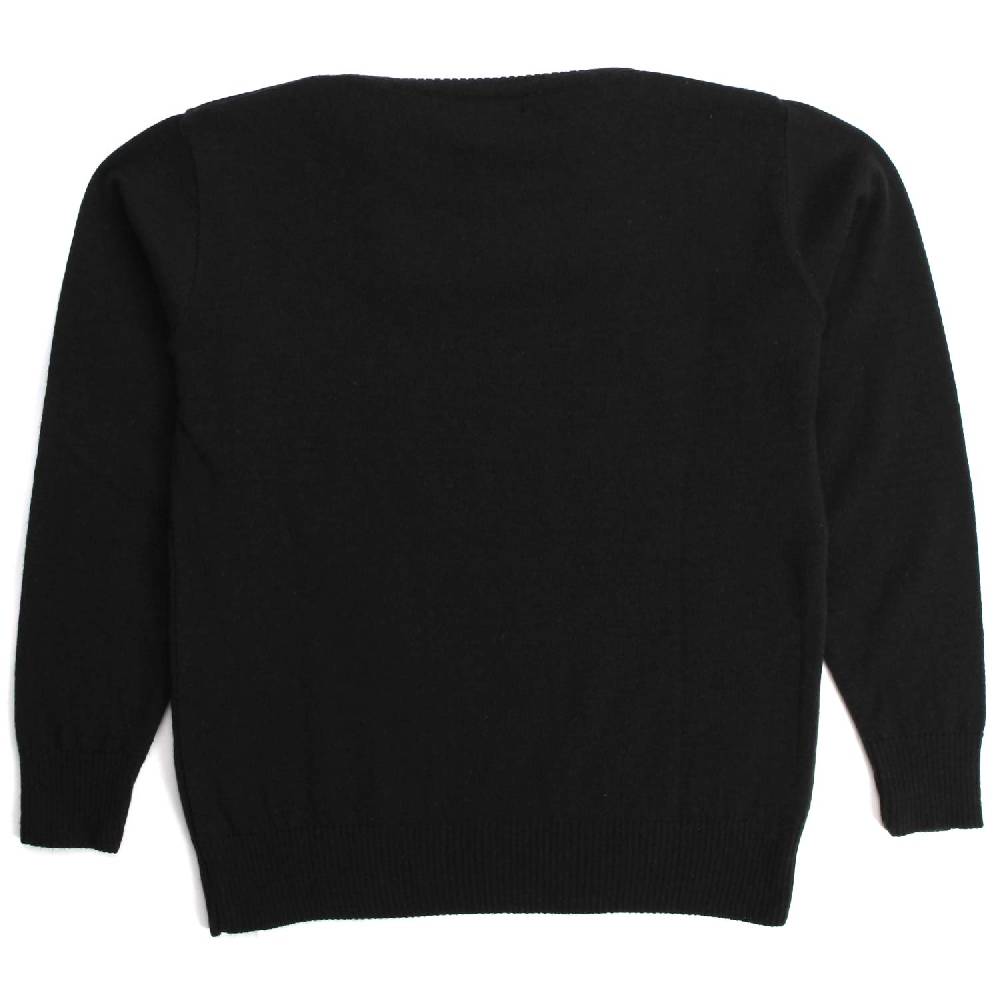 Nupkeet Leopardo Nero – Pullover Collo Alto In Tricot Stretch