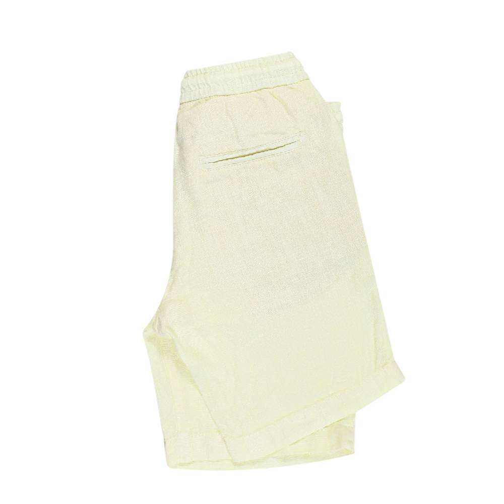 Nupkeet Bermuda Giallo In Lino – Cucolo