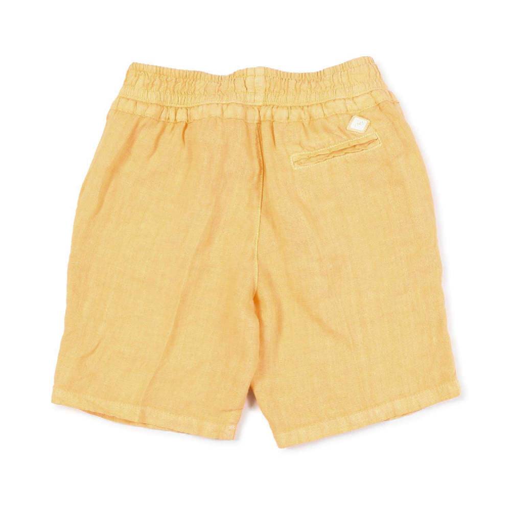 Nupkeet Bermuda Lino Arancio Zucca Napoli