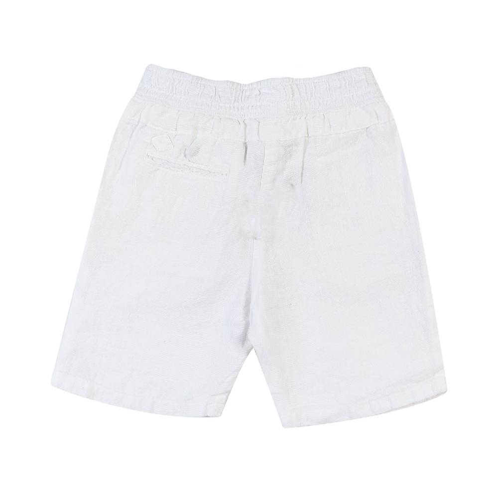 Nupkeet Bermuda Lino Bianco Napoli