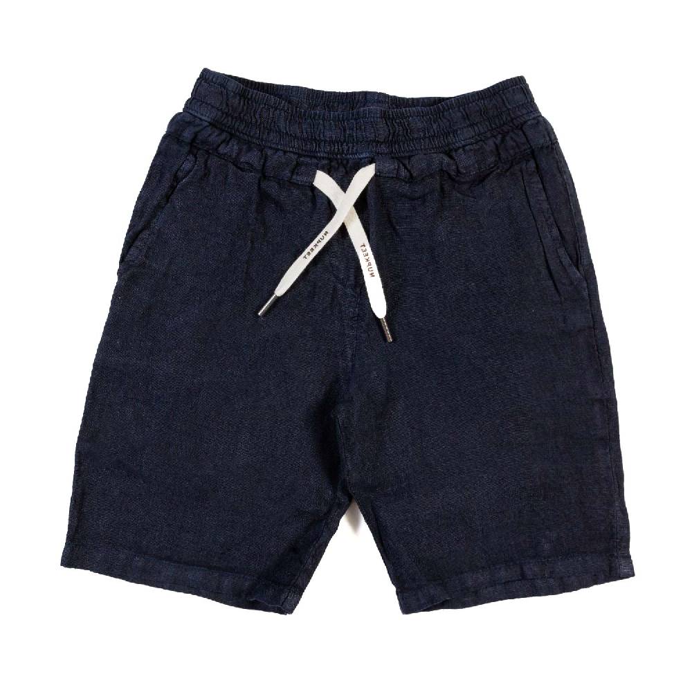 Nupkeet Bermuda lino blu navy Napoli