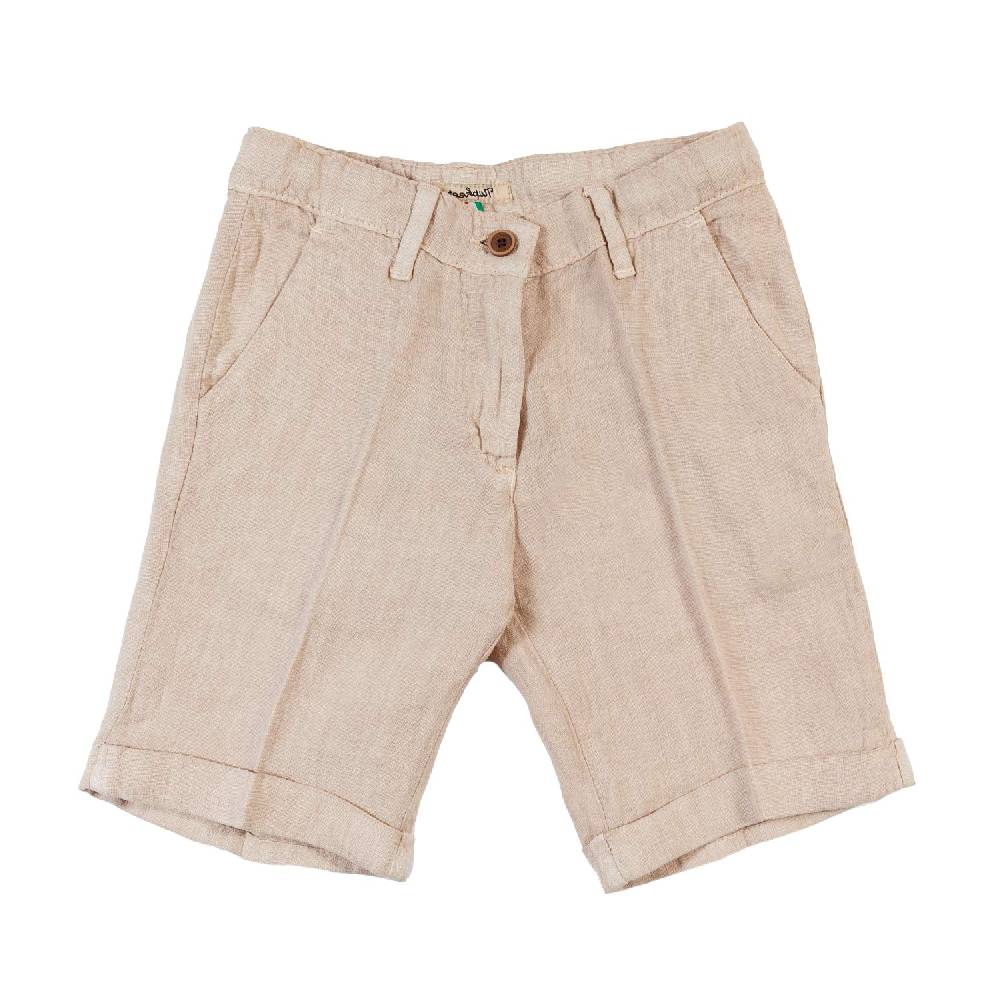 Nupkeet Bermuda lino nocciola Bergamo