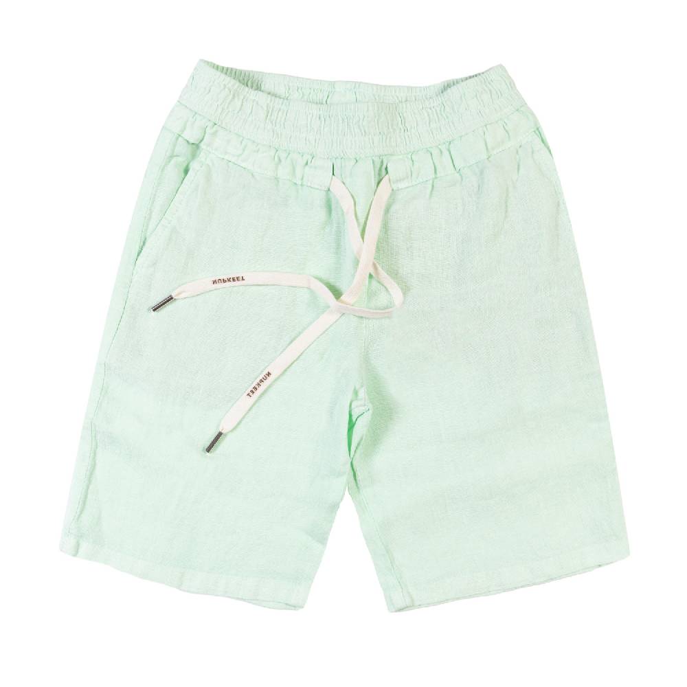 Nupkeet Bermuda lino verde acqua Napoli