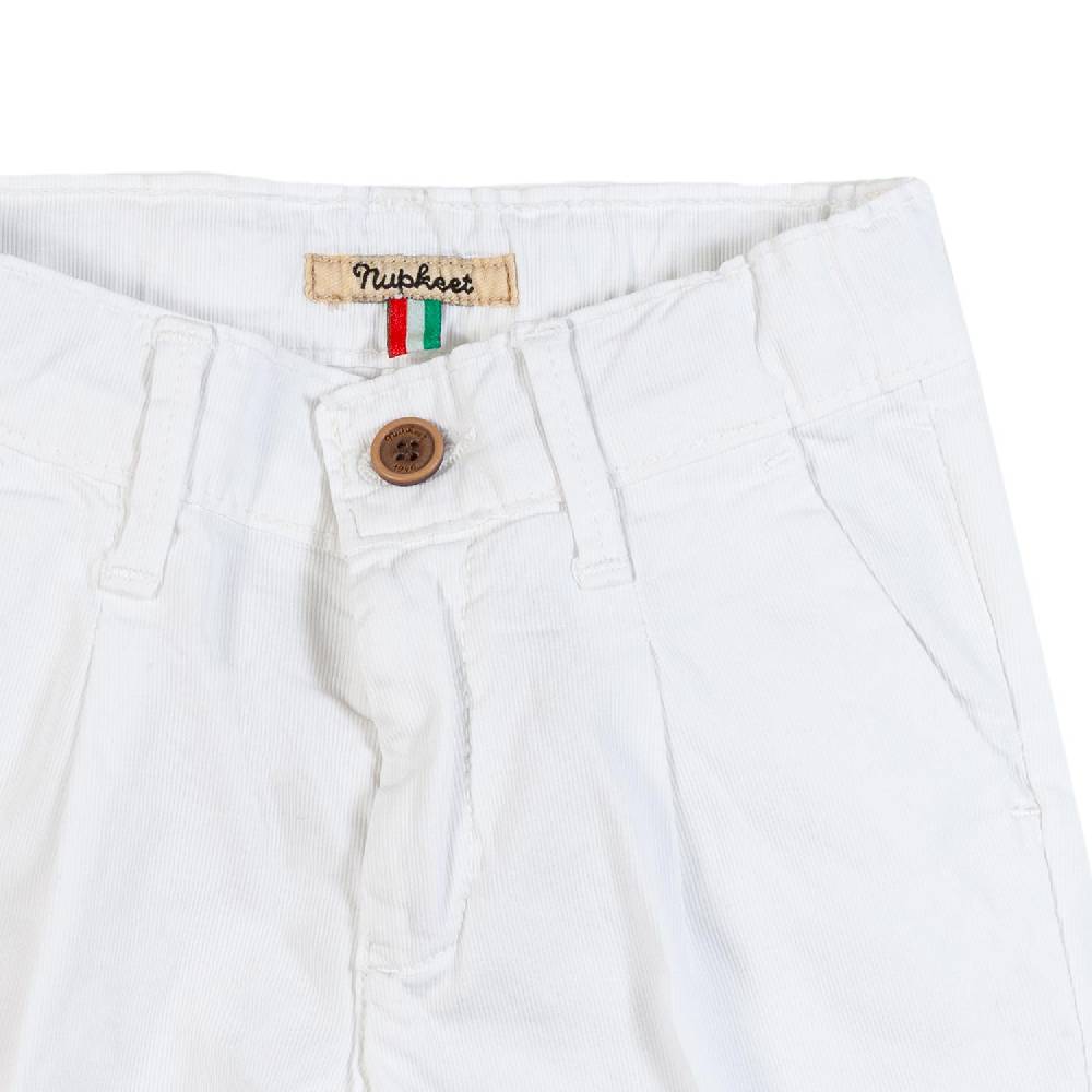 Nupkeet Bermuda Ottoman Bianco Genova