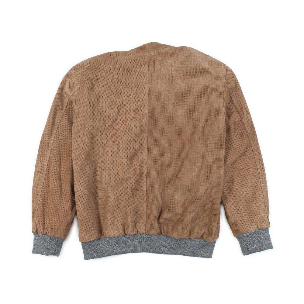 Nupkeet Bomber Camoscio Marrone Pesaro