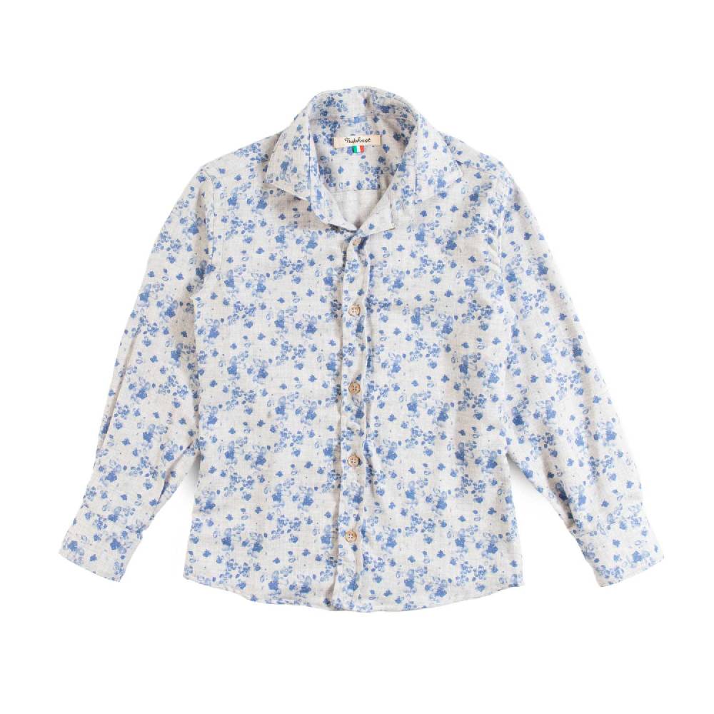 Nupkeet Camicia a Fiori in Flanella – Levico