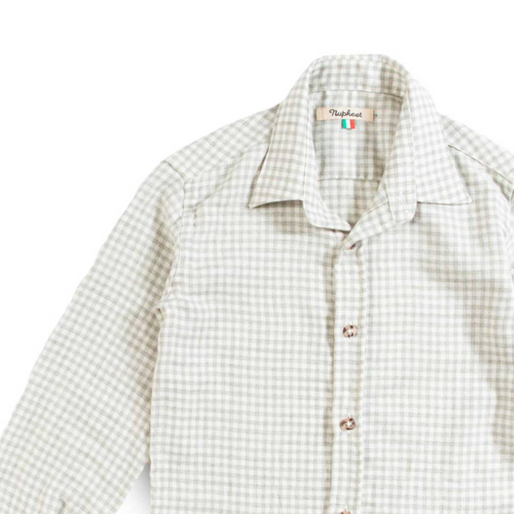 Nupkeet Camicia A Quadri In Flanella – Tovel