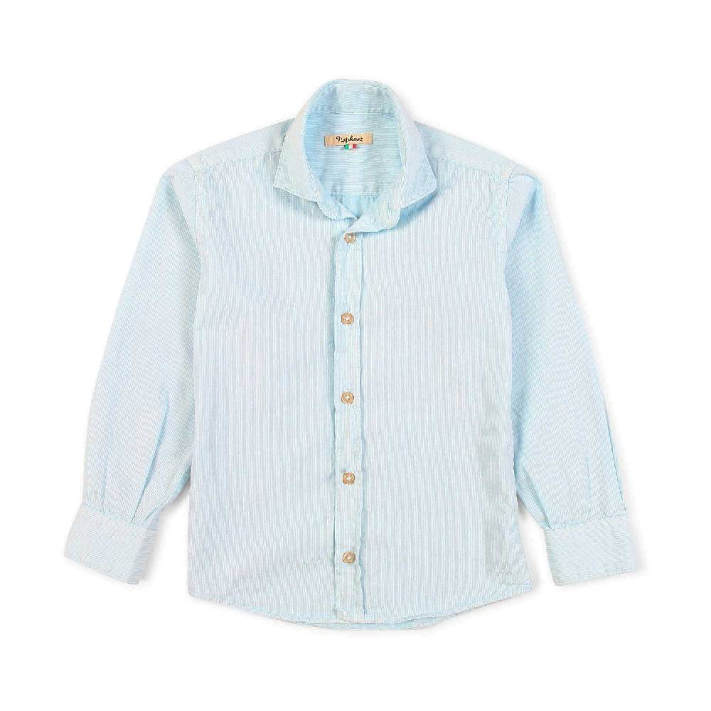 Nupkeet Camicia bacchetta bianca e azzurra Pisa