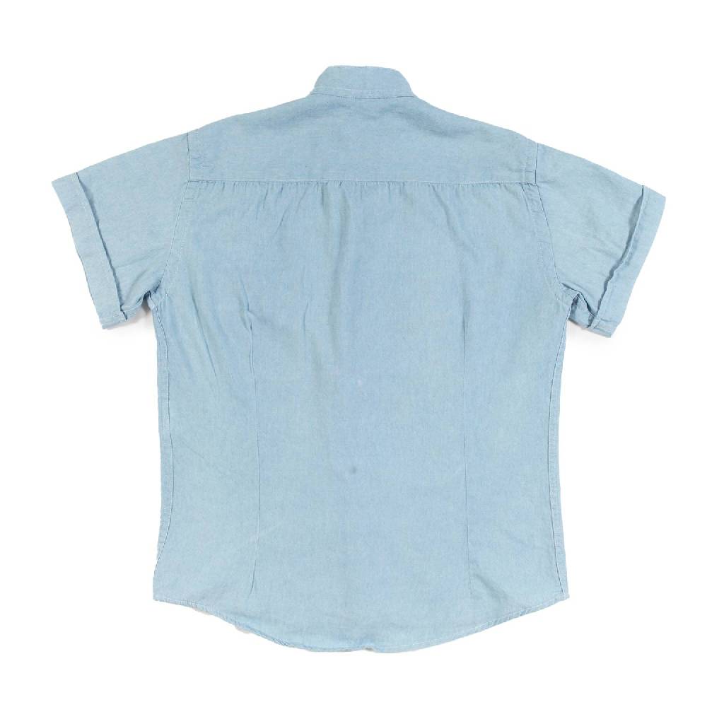 Nupkeet Camicia Collo Coreano Celeste – Tamburo