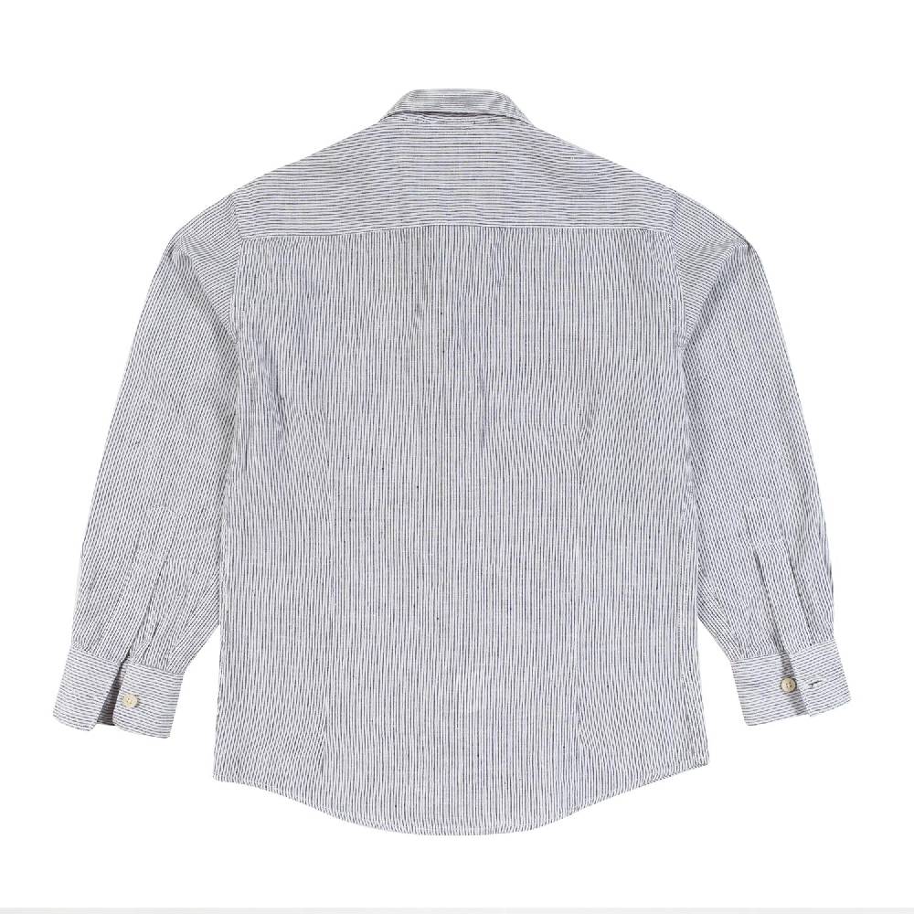 Nupkeet Camicia Collo Italiano Manica Lunga – Tonno