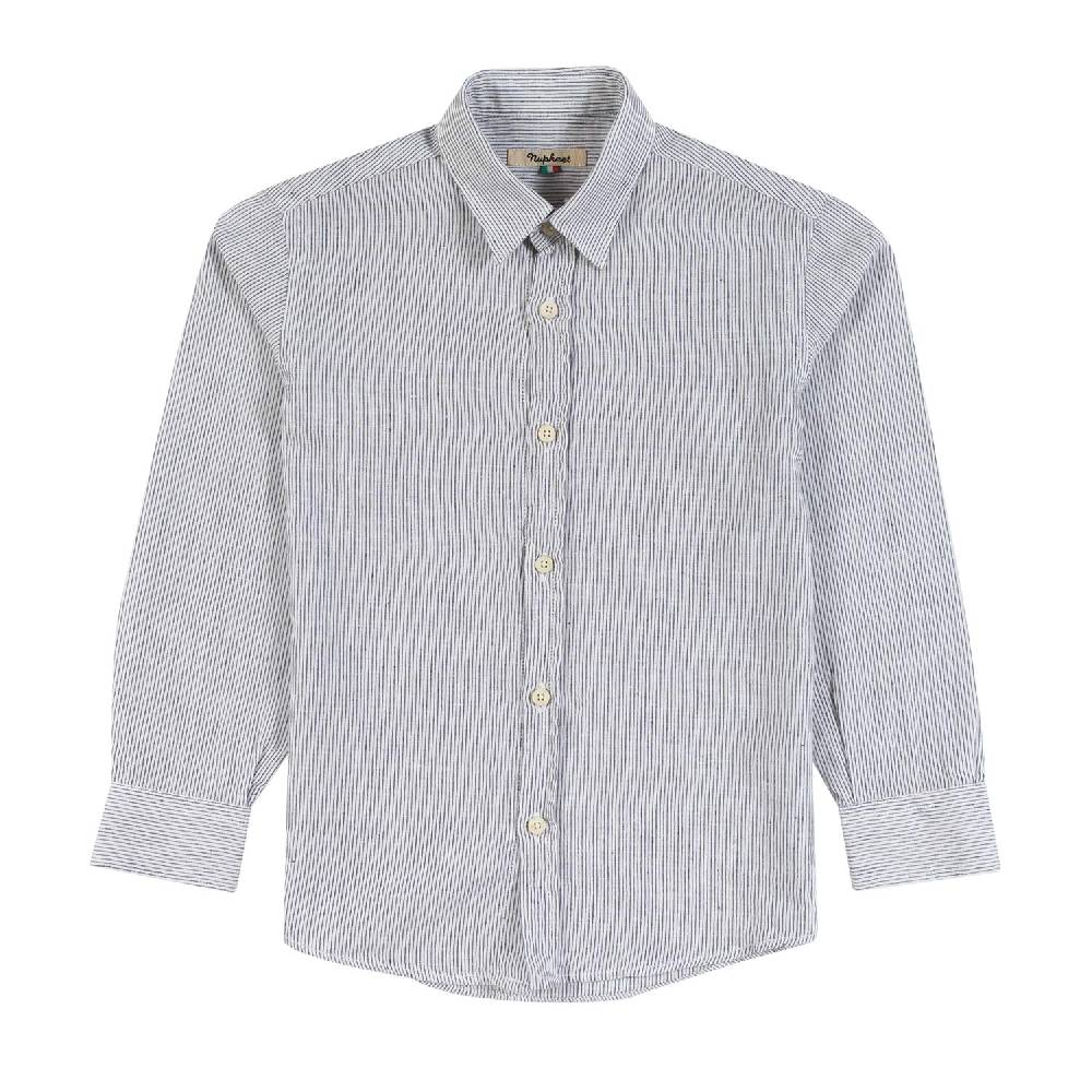 Nupkeet Camicia Collo Italiano Manica Lunga – Tonno