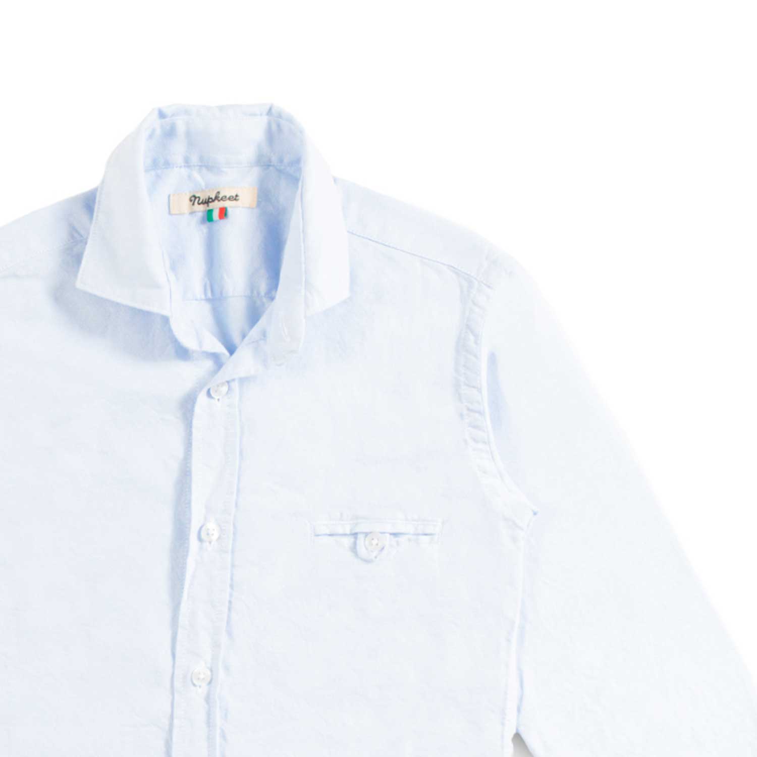 Nupkeet Camicia Con Taschino In Oxford – Reale