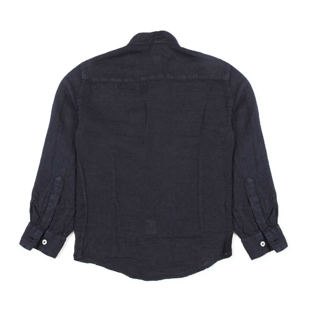 Nupkeet Camicia Coreana Lino Blu Catanzaro