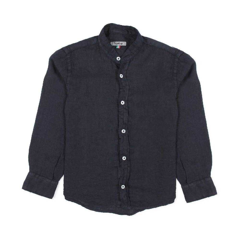 Nupkeet Camicia coreana lino blu Catanzaro