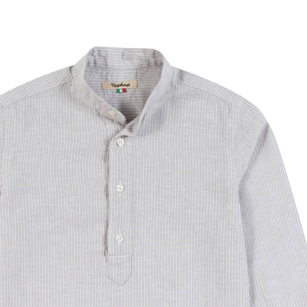 Nupkeet Camicia Coreana Manica Lunga – Papalina