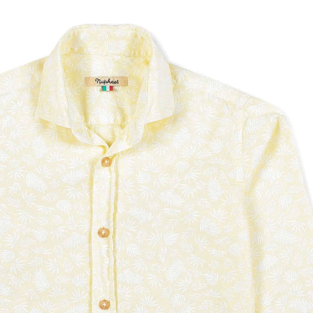 Nupkeet Camicia Giallo Banana Siracusa