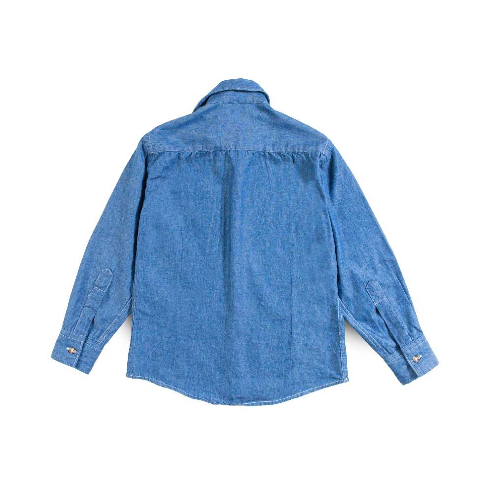 Nupkeet Camicia In Denim Blu – Pusiano