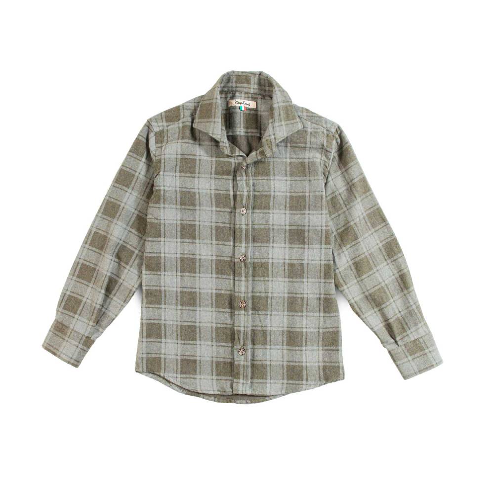 Nupkeet Camicia in Flanella Stampata – Mezzola