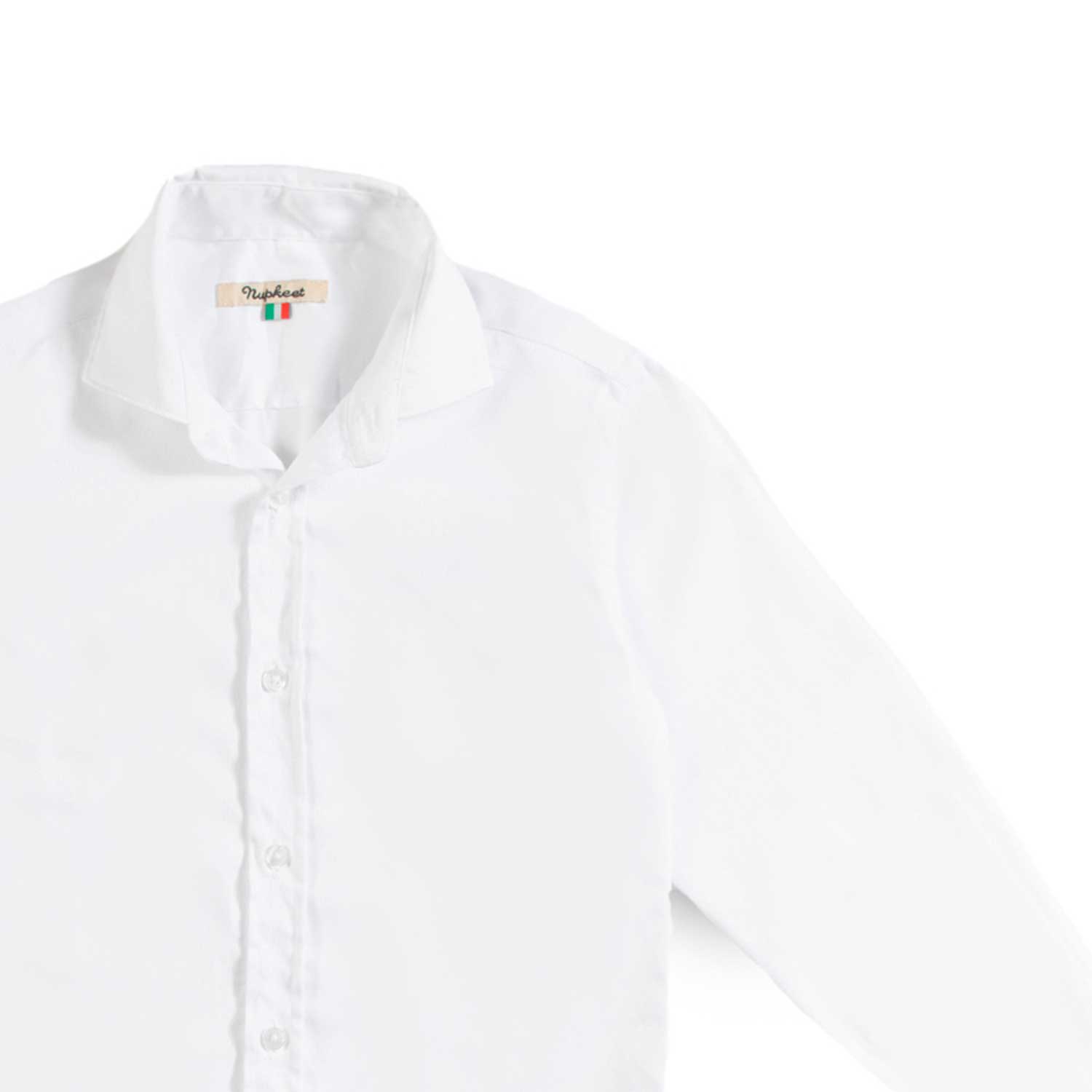 Nupkeet Camicia In Piquet Tinto Filo – Comabbio