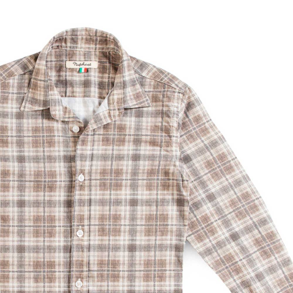 Nupkeet Camicia In Popeline Stampa Tartan – Lucrino