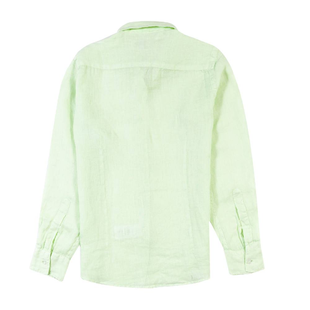 Nupkeet Camicia Lino Verde Acqua La Spezia