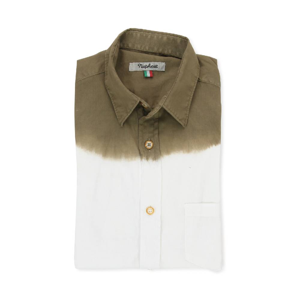 Nupkeet Camicia Lombok bianca e salvia