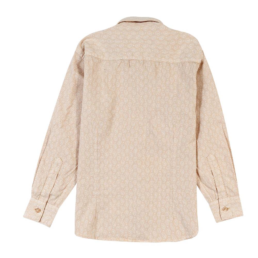 Nupkeet Camicia Nocciola Palermo Fantasia Kashmir