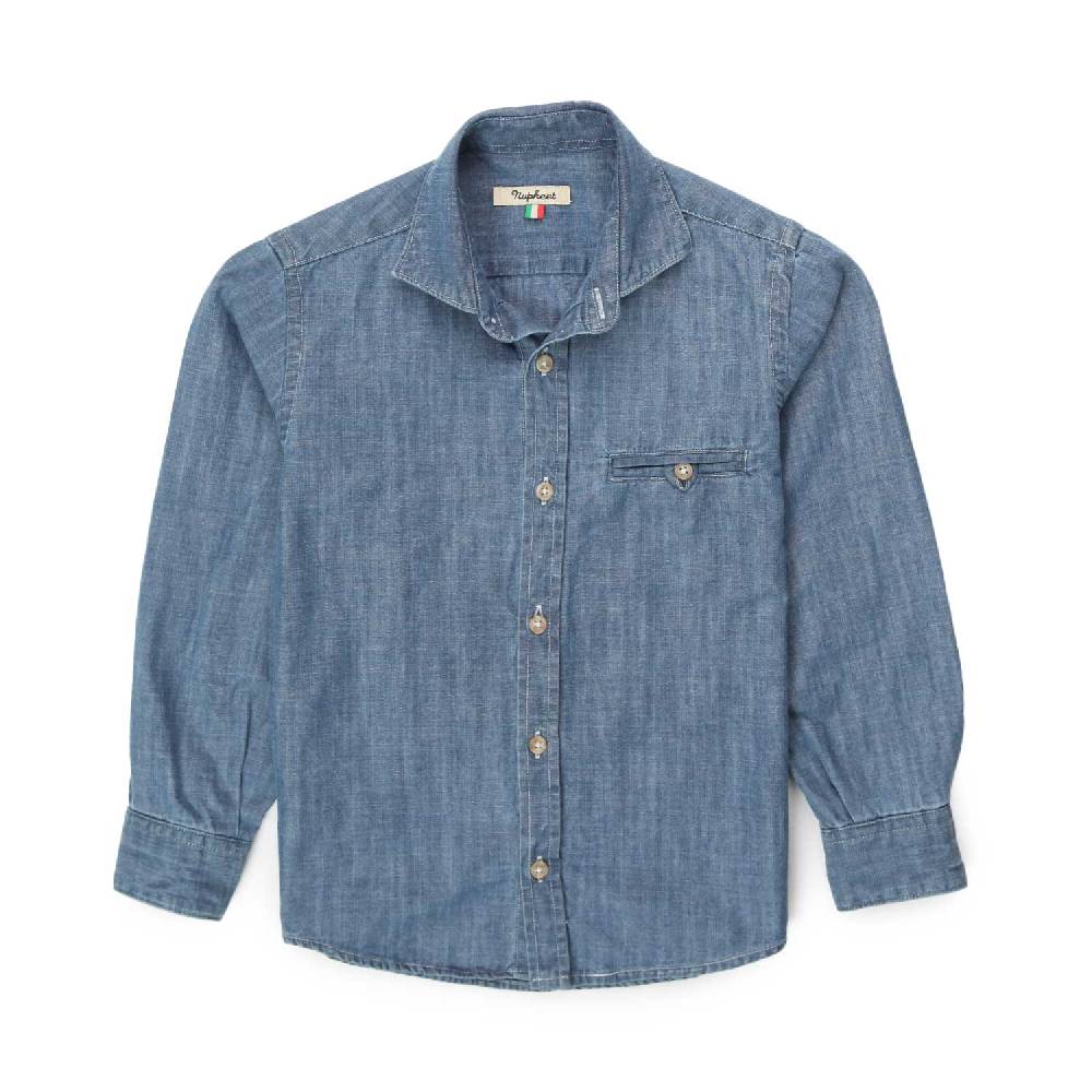 Nupkeet Camicia Roberto blu denim
