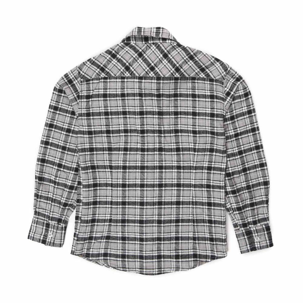 Nupkeet Camicia Romolo Check Grigia E Nera