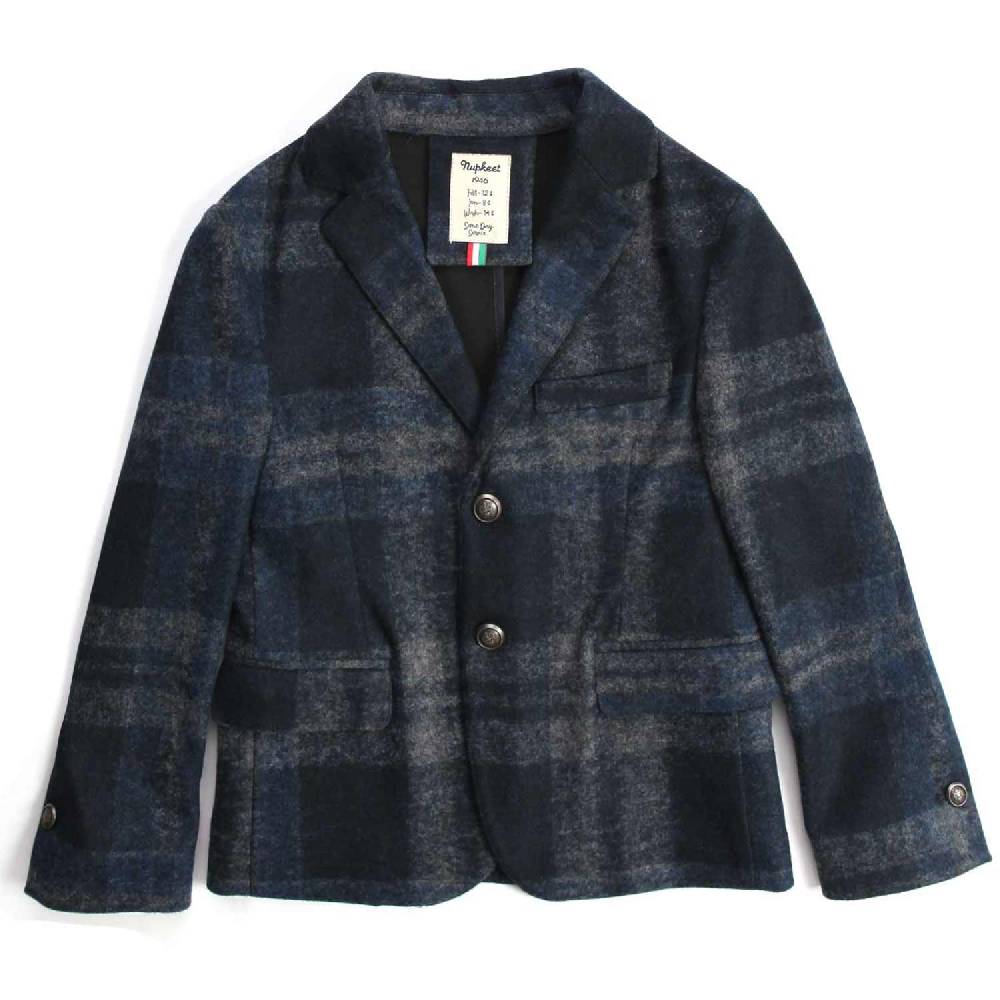 Nupkeet Camoscio check – Giacca bambino e teenager