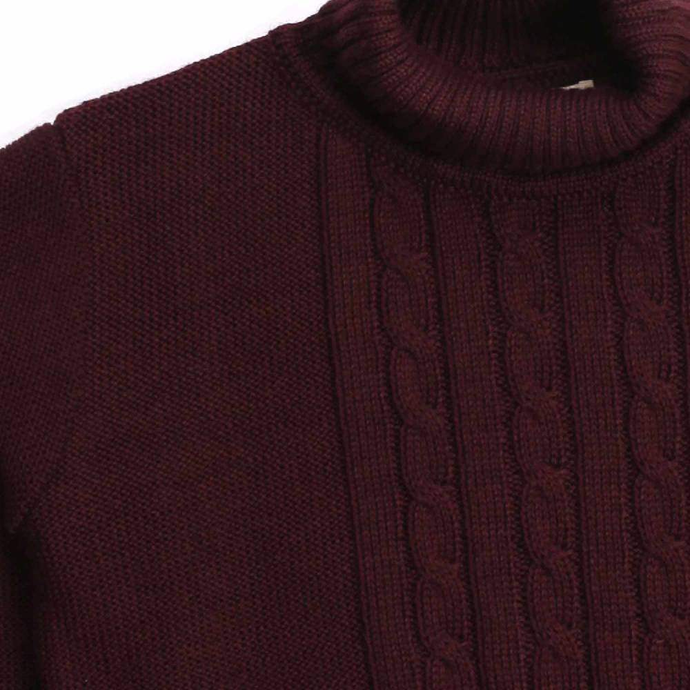 Nupkeet Cane Prugna – Pullover Collo Alto In Tricot