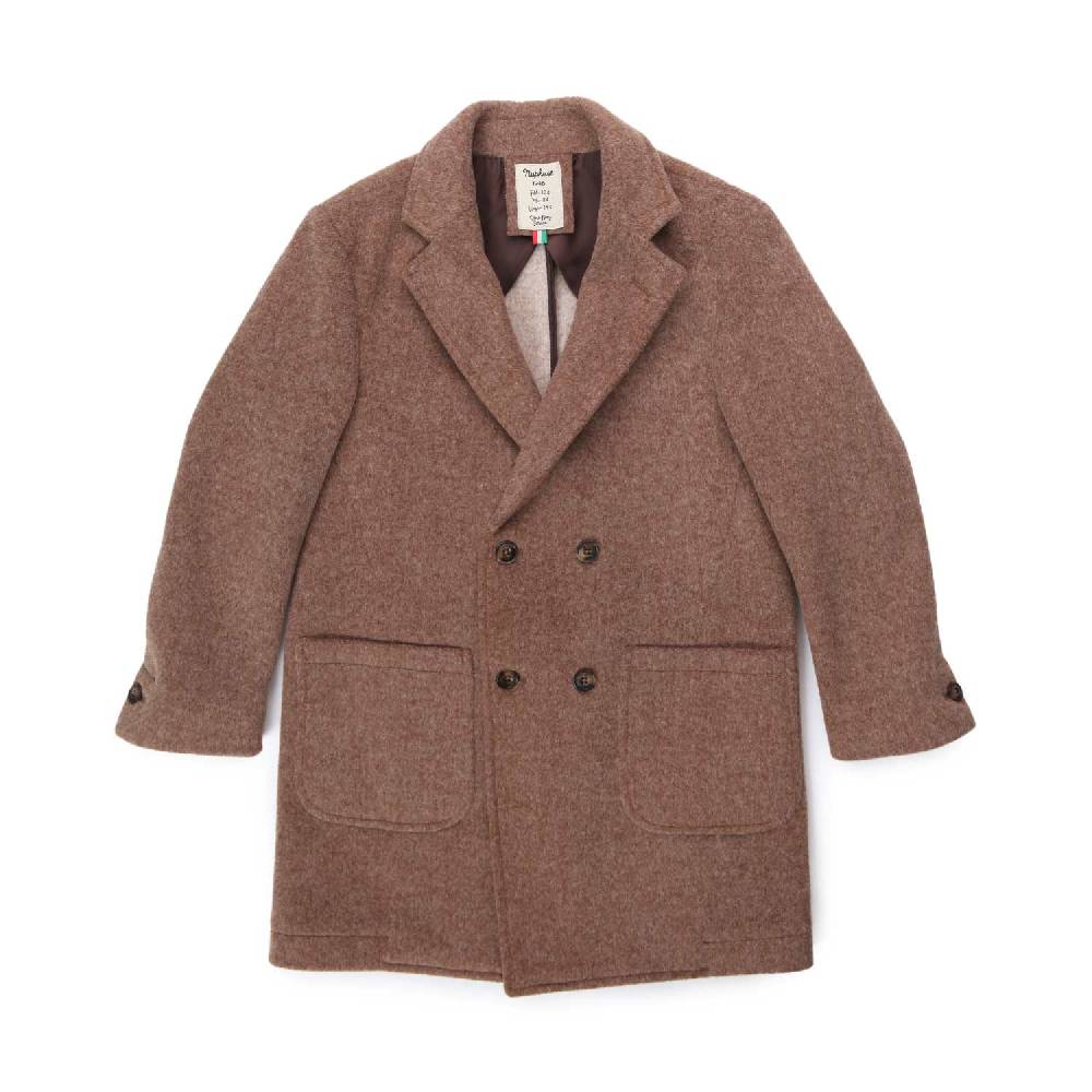 Nupkeet Cappotto Oliviero tabacco melange