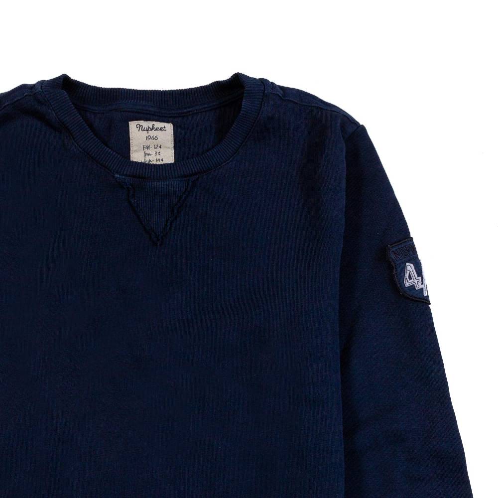 Nupkeet Felpa Girocollo Blu Navy Bologna