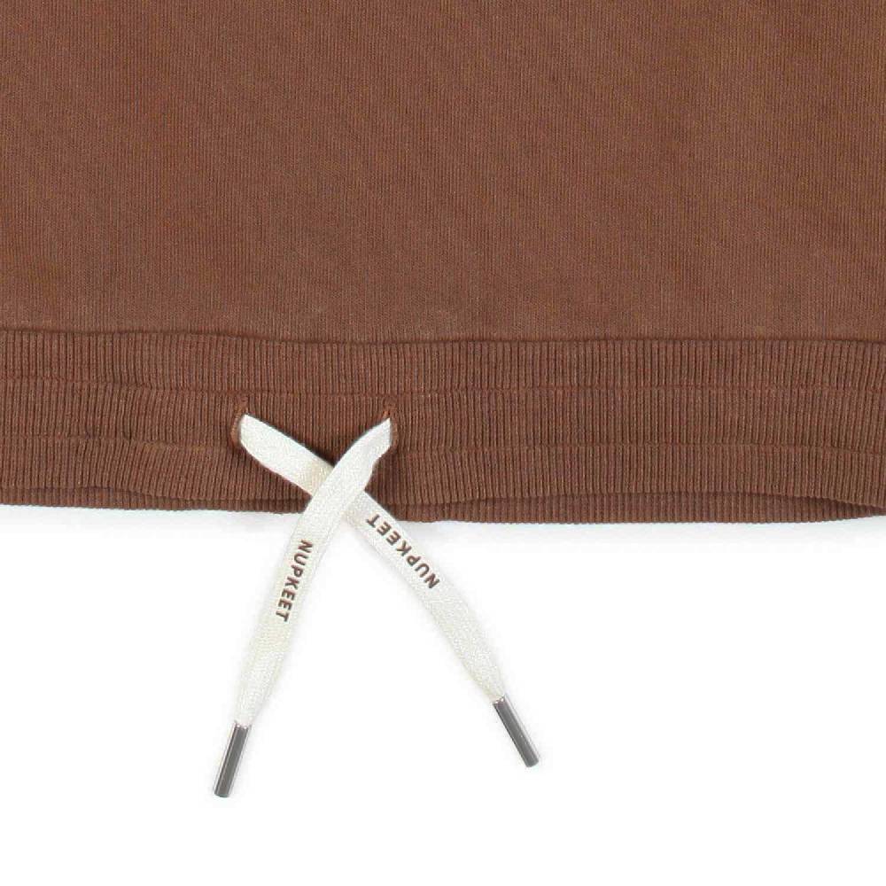 Nupkeet Felpa Girocollo Marrone Cacao Bologna