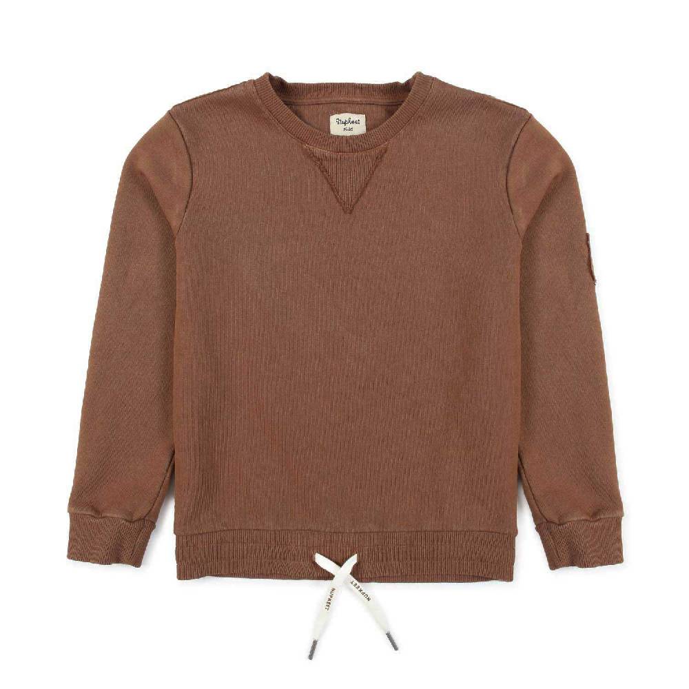 Nupkeet Felpa girocollo marrone cacao Bologna