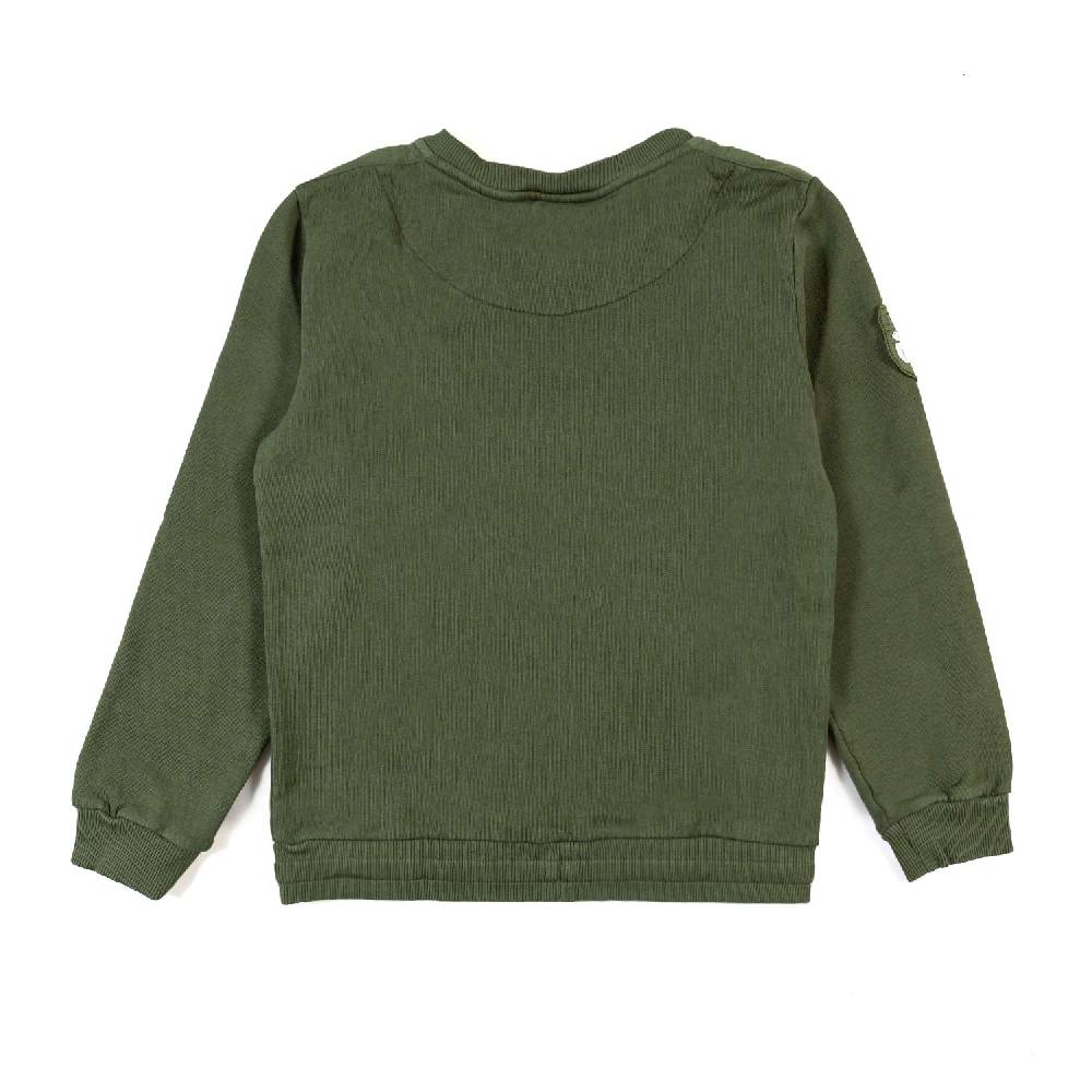 Nupkeet Felpa Girocollo Verde Militare Bologna