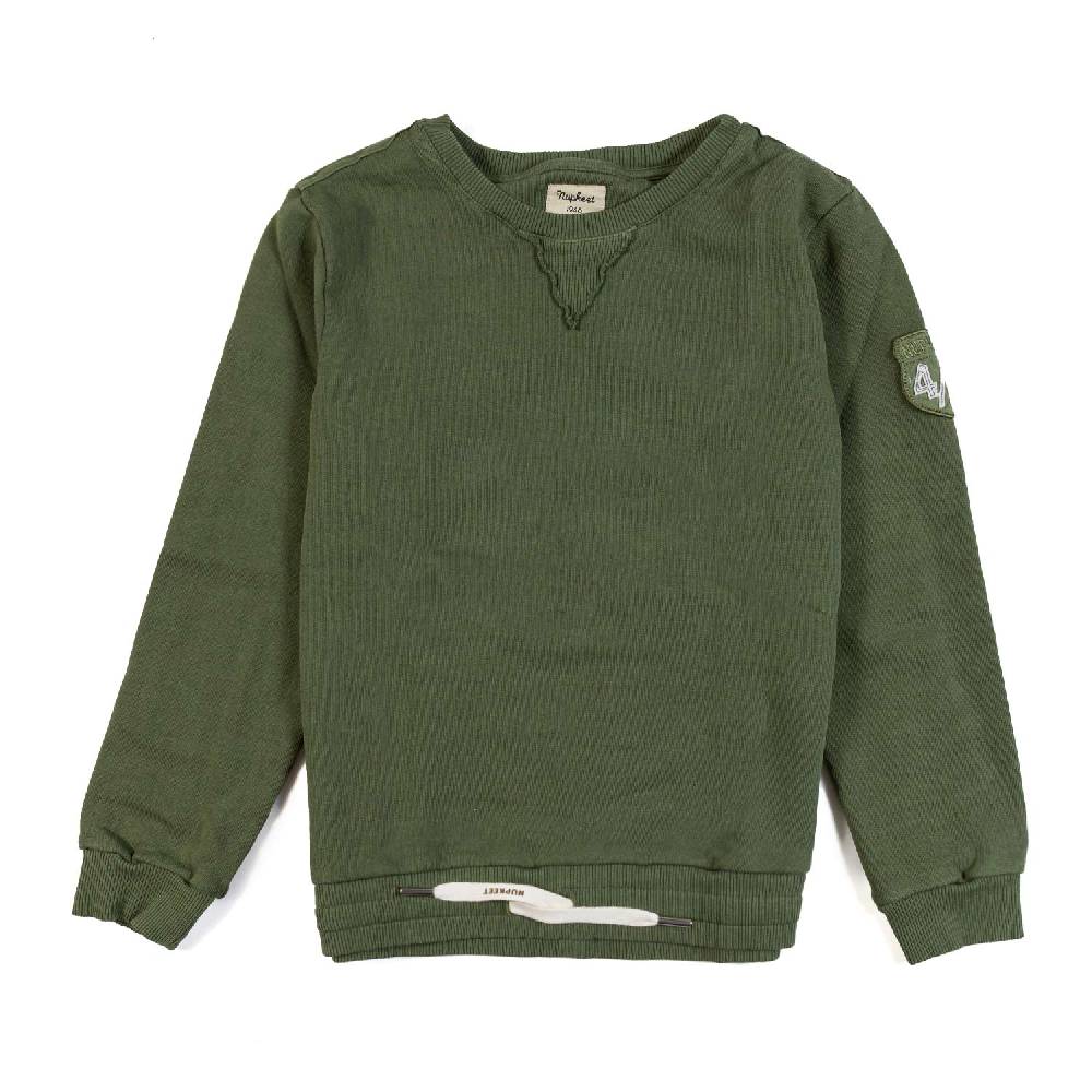 Nupkeet Felpa girocollo verde militare Bologna